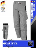 Qualitex PRO 245 GREYBLACK prémium technikai deréknadrág - munkaruha