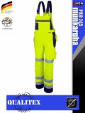 Qualitex PRO 245 HVYELLOW prémium technikai kantáros nadrág - munkaruha