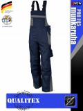 Qualitex PRO 245 NAVYGREY prémium technikai kantáros nadrág - munkaruha