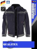 Qualitex PRO 245 NAVYGREY prémium téli bélelt technikai télikabát - munkaruha