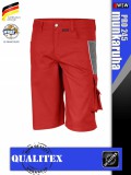 Qualitex PRO 245 REDGREY prémium technikai rövidnadrág - munkaruha
