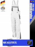 Qualitex PRO 245 WHITEGREY prémium technikai kantáros nadrág - munkaruha