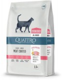 QUATTRO CAT Super Premium macskatáp felnőtt ivartalanított macskáknak csirkével 1,5 kg