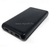 Quazar 18000mAh fekete power bank (QZR-PB18-BL)