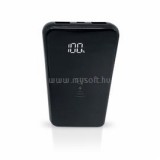 Quazar Mirror Qi 8000mAh fekete power bank (QZR-MRPB)