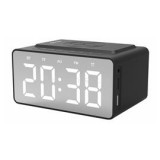 Quazar QZR-WR09BL fekete óra és vezeték nélküli Qi töltőállomás (QZR-WR09BL)