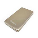 Quazar Spaceship 12000mAh-es powerbank "A+" kategória, dupla USB kimenet arany (QZR-PB12-GOLD)
