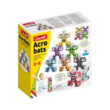 Quercetti: Akrobaták készségfejlesztő építőjáték szett 16db-os