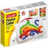 Quercetti: Fanta Color pötyi tárolódobozban - delfines, 150 db-os