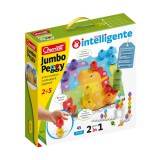 Quercetti Jumbo Peggy: 2 az 1-ben pötyi készlet - 45 db-os