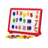 Quercetti: Mágneses tábla színes számokkal- 48db-os