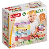Quercetti: Migoga Tower Eco 17 db-os golyópálya játékszett
