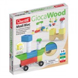 Quercetti "Modi Bloc Basic" fa és műanyag építőjáték 18db (0701) (qu0701) - Fajátékok