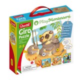 Quercetti Montessori: Giro kreatív puzzle gyermekeknek