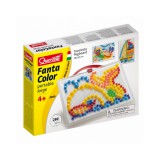 Quercetti: Színes pötyi készlet-bálna 280db-os