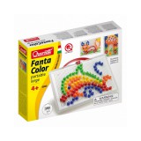 Quercetti: Színes pötyi készlet-delfin 150db-os