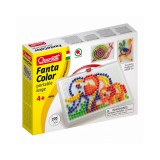 Quercetti: Színes pötyi készlet-elefánt 270db-os