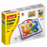 Quercetti: Színes pötyi készlet-polip 160db-os