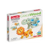 Quercetti: Techo Állatos fa építőjáték