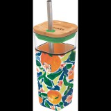 Quokka Liquid Cube Utazóbögre szívószállal, oranges (8412497400584)