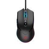 QWare Gaming Milford, 10 000 DPI, RGB-LED, Programozható, Optikai lézer, USB, Vezetékes egér