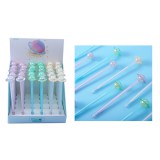 QX Akril zselés toll, bolygó dísszel - többféle