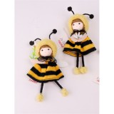 QX IMPEX KFT IRIS dekor akasztós méhecske lány+virág 2 féle szín 17cm (68867)