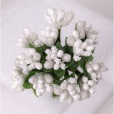 QX IMPEX KFT IRIS dekor bogyós csokor 2 szín 9cm (504291)