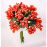 QX IMPEX KFT IRIS dekor csokor bogyós 4 féle szín 9cm (504290)