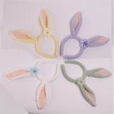 QX IMPEX KFT IRIS dekor hajpánt nyuszifül 4 féle szín 24cm (68883)