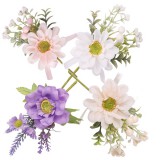 QX IMPEX KFT IRIS dekor kitűző margaréta+szalag 3 féle szín (504283)