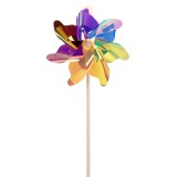 QX IMPEX KFT IRIS dekor műanyag szélforgó multicolor 22x55cm (72077)