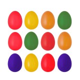 QX IMPEX KFT IRIS dekor műanyag tojás x12 színes 4x6cm