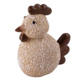 QX IMPEX KFT IRIS dekor műgyanta tyúk barna 5,4x6,2hcm (46648)