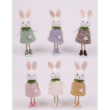 QX IMPEX KFT IRIS dekor nyuszilány álló 6 féle szín 17cm