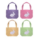 QX IMPEX KFT IRIS dekor textil kistáskás nyuszi 4 szortiment 20x13cm (68942)