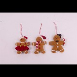 QX IMPEX KFT IRIS filc akasztós mézeskalács figurák, 10 cm (061588)