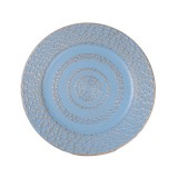 QX IMPEX KFT IRIS műanyag tálca, körös, türkiz 33 cm