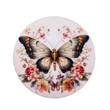 QX IMPEX KFT IRIS műanyag tálca, pillangó és virág mintás 33 cm (676549)