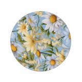 QX IMPEX KFT IRIS műanyag tálca, pipitér mintás, kék fehér 33 cm