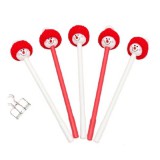 QX Kötött sapkás hóember zselés toll - többféle