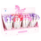 QX Unikornisos, nagy méretű zselés toll - több színben