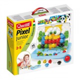 Quercetti: Pixel Junior óriás pötyi tárolódobozban - baglyos, 48 db-os