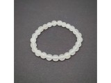 R.M.ékszer Achát faz szin fehér gyerek golyó karkötő 6mm