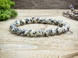 R.M.ékszer Akarat dalmata jáspis ásvány karkötő