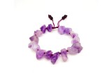 R.M.ékszer Ametiszt nyers állitható karkötő