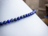 R.M.ékszer Ásvány nyakláncok Lápisz lazuli ásvány köves nyaklánc 6mm