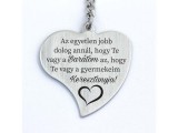 R.M.ékszer Barátom és a Gyermekeim Keresztanyja Gravírozott Kulcstartó