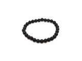 R.M.ékszer Bazalt hólyagos golyó karkötő 6-7mm