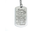 R.M.ékszer Belőled csak egy van acél medálos kulcstartó